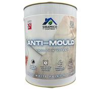 SIRAMICO COATINGS Anti-Mould Emulsion Ultra™ White Paint | 5 Litres 10 Year Anti Mould Protection Emulsion Paint for Bathrooms, Kitchens, Walls and Ceilings (5 Litre)