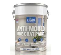 SIRAMICO COATINGS Anti-Mould Paint, 10 years Resistant - 5 Litres | 10 year anti-mould resistant paint for bathrooms, kitchens, walls and ceilings. Brush & roller.