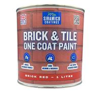 Siramico Coatings - Brick & Tile Paint - Matt - Brick Red - 1 Litres