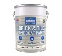 Siramico Coatings Brick & Tile Paint - White - Matt - 5 Liters