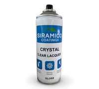 SIRAMICO COATINGS Crystal Clear Lacquer - 400Ml - Gloss Finish - Multi-Surface Lacquer Spray