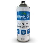 SIRAMICO COATINGS Crystal Clear Lacquer - 400Ml - Satin Finish - Multi-Surface Lacquer Spray