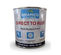 SIRAMICO COATINGS - DIRECT TO RUST - SATIN (SAPPHIRE BLUE (RAL 5003))
