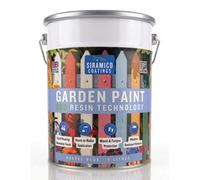 Siramico Coatings Garden Paint 5L - Eco Resin Premium One Coat For Garden Furniture - Pastel Blue