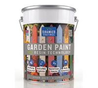 Siramico Coatings Garden Paint 5L - Eco Resin Premium One Coat For Garden Furniture - Storm Grey