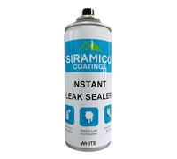 SIRAMICO COATINGS Instant Leak Sealer | 400ml - White | Waterproof UV Stable Sealant | Ideal for Drains & External Pipes and Guttering Leaks & Cracks
