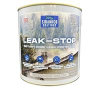 SIRAMICO COATINGS Leak Stop Paint Clear Instant Waterproof Leak Sealer | 2.5 Litre | Perfect Sealant for Flat and Pitched Felt, Shed & Garage Roofs | Easy to Apply & Fast Dry