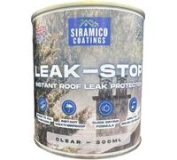 Siramico Coatings Leak Stop Rapid Leak Repair Paint - Clear Instant Waterproof Leak Sealer - 500Ml