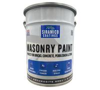 SIRAMICO COATINGS One Coat All In One Masonry Paint With Primer & Sealer - 5 Litres - Anthracite Dark Grey
