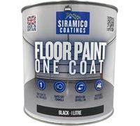 Siramico Coatings One Coat Anti-Slip Floor Paint, 1 Litres - Black