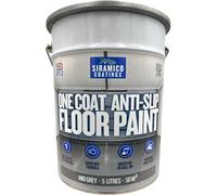 Siramico Coatings One Coat Anti-Slip Floor Paint, 5 Litres - Mid Grey