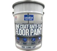 Siramico Coatings One Coat Anti-Slip Floor Paint, 5 Litres - White