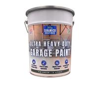 SIRAMICO COATINGS One Coat - Ultra Heavy Duty Garage Floor Paint - 5 Litres - White - Green - Light Grey - Brown - Anthracite (Fir Green)