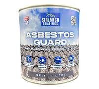Siramico Coatings Siramico - Asbestos Guard™ - Sealant Paint & Coating - Full Protection For Cladding, Gutters And Roofs - 1 Litre - Grey