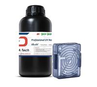 Siraya Tech Build 3D Printer Resin - High Precision Engineering Resin, Non-Brittle, Tappable, Low Warp & Shrink, for Detailed Models & Functional Parts and 8K LCD 3D Printers (Smoky Black, 1kg)