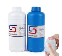 Siraya Tech Defiant 15 Platinum Silicone Mold Making Kit, Inhibition Resistant for 3D UV Resin Prints, Food Safe, Shore A 15, No Coating Needed, Easy 1:1 Mix - 4.4 lb / 70.5 oz (2kg) Set, Clear