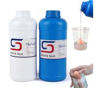 Siraya Tech Defiant 25 Platinum Silicone Mold Making Kit 2kg - Food Safe, 25A Hardness, Large-Capacity, for UV Resin, Easy to Stop Curing Inhibition, No Coating, for Casting Epoxy Resin (70.5 Oz)