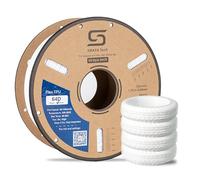 Siraya Tech Flex TPU 64D - High Performance Elastic 3D Filament, Durable and Wear-Resistant, Easy to Print, ISO 10993 Tested, Ideal for Abrasion Resistant Parts (White, 1kg)