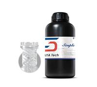 Siraya Tech Simple Water Washable 3D Printer Resin, Clear, 1kg
