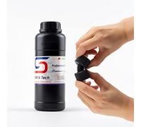 Siraya Tech Tenacious Flex Black 3D Printer Resin - Soft, Rubber-Like 3D Printing Resin | More Flexible 405nm UV-Curing Elastomer Resin with Fast Rebound and High Impact Resistance, 500g
