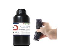 Siraya Tech Tenacious Flexible 3D Printer Resin, Obsidian Black, 1kg | High Impact Resistant, Tough Engineering Photopolymer Resin, Flexible, 405nm UV-Curing, Ideal for LCD DLP 3D Printers