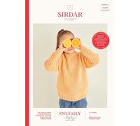 Sirdar 2568 Knitting Pattern Childrens Orange Fruit Sweater in Sirdar Snuggly Replay DK