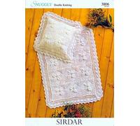 Sirdar 3806 Knitting Pattern Blanket and Pillowcase in Sirdar Snuggly DK