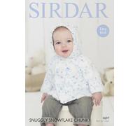Sirdar 4697 Knitting Pattern Babies Boys Jacket in Snuggly Snowflake Chunky