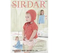 Sirdar 4729 Knitting Pattern Baby & Childrens Cardigans Bonnet and Blanket in Snuggly Baby Bamboo DK