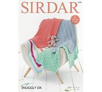 Sirdar 4749 Knitting Pattern Patterned Blankets in Sirdar Snuggly DK