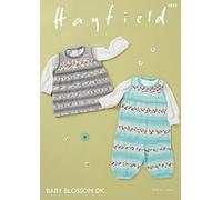 Sirdar 4844 Knitting Pattern Baby Dungarees and Pinafore in Hayfield Baby Blossom DK