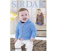 Sirdar 4900 Knitting Pattern Baby and Child Collared & Hooded Cardigans in Sirdar Supersoft Aran
