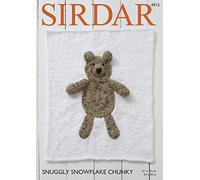 Sirdar 4915 Knitting Pattern Bear and Cat Animal Blankets in Snuggly Snowflake Chunky