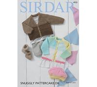 Sirdar 4925 Knitting Pattern Baby Cardigans Bootees and Beret in Sirdar Snuggly Pattercake DK