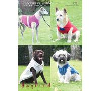 Sirdar 7261 Knitting Pattern Dog Coats to Knit in Hayfield Aran with Wool and Sirdar Snuggly Snowflake Chunky
