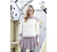 Sirdar 7265 Knitting Pattern Womens Girls Easy Knit Sweaters in Sirdar Ophelia & Freya
