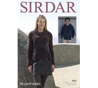 Sirdar 7872 Knitting Pattern Womens Girls Cowl Neck and Hooded Sweaters in Sirdar Plushtweed