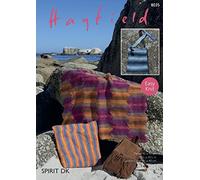 Sirdar 8035 Knitting Pattern Easy Knit Throw Cushion Cover and Bag in Hayfield Spirit DK