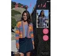 Sirdar 8036 Knitting Pattern Womens Easy Knit Short and Long Jackets in Hayfield Spirit DK