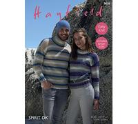 Sirdar 8038 Knitting Pattern Womens Mens Easy Knit Long and Short Sweaters in Hayfield Spirit DK
