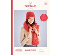 Sirdar Adventure Super Chunky Knitting Pattern - 10195 Hat & Scarf