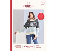 Sirdar Adventure Super Chunky Knitting Pattern Booklet - 10184 Sweater