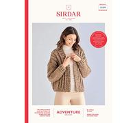 Sirdar Adventure Super Chunky Knitting Pattern Booklet - 10189 Cardigan