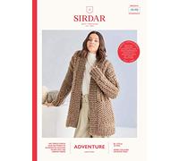 Sirdar Adventure Super Chunky Knitting Pattern Booklet - 10192 Long Jacket