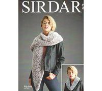Sirdar Alpine Fur Effect Yarn Knitting Pattern - 8278 Accessories
