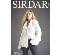 Sirdar Alpine Fur Effect Yarn Knitting Pattern - 8281 Bomber Jacket