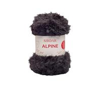 Sirdar Alpine, Luxe Faux Fur Yarn, Panther (401), 50g