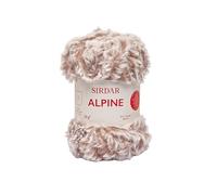 Sirdar Alpine, Luxe Faux Fur Yarn, Sable (407), 50g