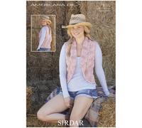 Sirdar Americana Knitting Pattern 9773 Women 32 - 42 Inches Waistcoats