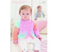 Sirdar Baby Bonus Changes DK Cardigans Knitting Pattern 1499